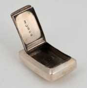 A Georgian sterling silver snuff box by William Pugh of Birmingham, circa 1806, 6.3cm wide, 39 grams - 2