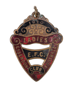 ESSENDON FOOTBALL CLUB 1911 Ladies Membership fob, made by C. Bentley.