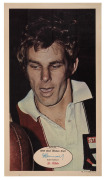 1971 SCANLENS 'FOOTBALLERS' POSTER - ST KILDA: Bob Murray, poster #7 [1/24]. Rare.