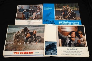 LOBBY CARDS: More than seventy c. 1960s and 1970s lobby cards, mostly 28 x 35.5cm, including such films as The Greek Tycoon, The Red Tent, The Wilby Conspiracy, The Charge of the Light Brigade, and many others.