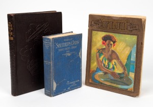 Remainder lot of three books comprising 1928 'Story Of "Southern Cross" Trans-Pacific Flight' by C.E. Kingsford-Smith and C.T.P. Ulm, 1931 'The Colony Of Fiji 1874-1931' by Arthur Alban Wright [British colonial administrator who served in Fiji and in the 