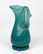 ERCOLE BAROVIER "Eugenio" unusual green speckled Murano glass pitcher, circa 1950s, 15.5cm high - 3