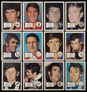 1970 SCANLENS: VFL Football "Mini-Posters", full set (12), in EF condition.