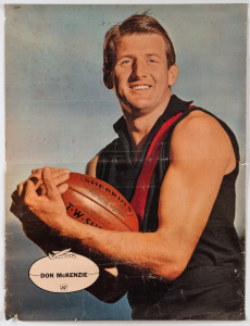 1960s "Heinz 57 VFL Player" posters: Denis Marshall, Doug Wade, & Don McKenzie. (3); faults. All 56 x 42cm
