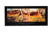Five assorted framed artworks and prints, ​​​​​​​the largest 93 x 82cm overall. - 5
