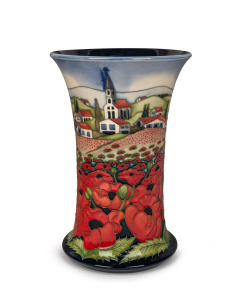 MOORCROFT "Avignon" English pottery vase by B. A. Wilkes, limited edition 215/250, in original box of issue, circa 2009, impressed factory mark with artist's signature to base, 20.5cm high