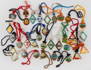 A range of late 1980s/early 1990s Racing Club membership fobs, comprising Warrnambool R.C., Moonee Valley R.C., and VATC (Melbourne Racing Club). (32)