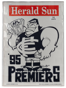 1995 CARLTON Premiers WEG Posters, (100) in superb condition.