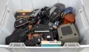 Remainder lot of five Bolex movie cameras, plus very large quantity of many different accessories. Inspection will reward!