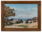 BERTRAM BRYNING (1875-1960), (untitled Australian country scene), oil on board, signed lower left "Bertram Bryning", 32 x 43cm, 41 x 52cm overall.