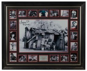 BOXING COLLECTION: Including a large framed Lionel Rose display, a framed photograph of Mike Tyson with Jeff Fenech, a framed poster of a Lester Ellis v Rocky Berg World Championship fight, a pair of Jeff Horn 10oz boxing gloves, and various other signed 