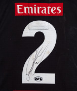JORDAN DE GOEY'S #2 COLLINGWOOD SIGNED MATCH-WORN 2023 GRAND FINAL GUERNSEY, together with the certificate of authenticity and the official box of issue, numbered 1/1, issued by the AFL, the AFL Players Association and the Collingwood football club. Attr - 4