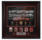 ESSENDON FOOTBALL CLUB THE HONOUR ROLL: Attractive framed display signed by legendary coach Kevin Sheedy, limited edition #78/500, with CoA verso, framed and glazed, 95 x 97cm overall.