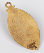 A Melbourne Cricket Club membership fob for 1902-3, made by Gaunt, with gilt and enamel incorporating the MCC cypher; no impressed number verso. This was the first year that the fobs were dated. - 2