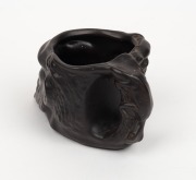 1956 MELBOURNE OLYMPICS: Wembley ware Australian Aboriginal ceramic character jug, ​​​​​​​stamped to base "Wembley Ware, Olympics 1956", 10cm, high 17cm wide. - 3