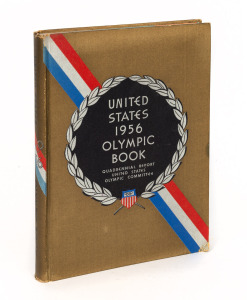 United States 1956 Olympic Book - Quadrennial Report of the United States Olympic Committee, published 1957, hardcover, 480pp.