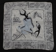 MELBOURNE OLYMPICS: Souvenir towel depicting the official logo and torch, together with six souvenir scarves or handkerchiefs. (7 items) - 7