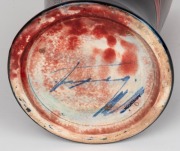MOORCROFT "Poppy" flambe English pottery vase, underglaze blue signature mark to base "W. Moorcroft" and impressed "MOORCROFT", an impressive 42.5cm high. - 3