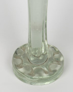 A tall pink and opaque white Murano glass vase, 67cm high. - 3