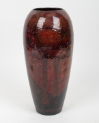 MOORCROFT "Eventide" flambe English pottery vase, underglaze signature mark to base "W. Moorcroft" with impressed factory mark "MOORCROFT, MADE IN ENGLAND", 36.5cm high. - 2