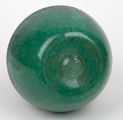 MONART antique Scottish green art glass vase, early 20th century, ​​​​​​​25cm high - 2