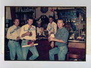 ENGLISH TEST CRICKETERS IN AUSTRALIA: A group of signed original photographs collected by cricket tragic Larry Mendonca, when famous cricketers visited his restaurant in Melbourne. Signatories include Ian Botham, Mike Gatting, Devon Malcolm, Mike Atherton - 8