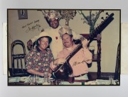 AUSTRALIAN & OTHER TEST CRICKETERS: A group of signed original photographs collected by cricket tragic Larry Mendonca, from when famous cricketers visited his restaurant in Melbourne. Signatories include Allan Border, Ian Healy, Viv Richards, Gus Logie, R - 9