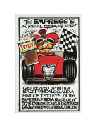 WEG: Five cartoon prints with AFL, cricket, and Formula One themes, two of which framed and glazed, the largest 90 x 60cm. - 2