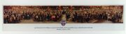 1996 AFL CENTENARY GRAND FINAL: A group comprising four souvenir finals tickets (section N18, Row D, Seat 1), an aerial view of the pre-game entertainment showing the capacity crowd at the MCG (framed and glazed, 44 x 89cm overall), a panoramic photograph - 2