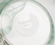 LALIQUE French glass bowl with fish decoration and original glass staining, acid etched mark "R. LALIQUE, FRANCE", ​​​​​​​6cm high, 12cm diameter. - 3