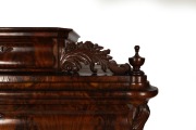 An antique Biedermeier fall front escritoire with fully fitted interior and handsomely veneered in flame mahogany, circa 1860, 168 high, 108cm wide, 56cm deep. - 3