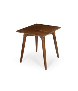 349 · FEATHERSTON television table with revolving top, circa 1956, 50cm high, 51cm wide, 45.5cm deep