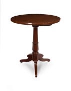 JOSEPH SLY Colonial Australian cedar tilt-top occasional table, mid 19th century, stamped "J. Sly", 71.5cm high, 64cm diameter