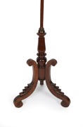 A rare Colonial Australian carved blackwood banner pole, mid 19th century, ​​​​​​​162cm high - 2
