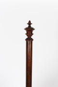 A rare Colonial Australian carved blackwood banner pole, mid 19th century, ​​​​​​​162cm high - 4
