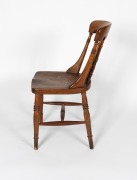 GEORGE PEDDLE "Hobart Pattern" rare Tasmanian chair finely crafted in huon pine, blackwood and myrtle with jawbone supports, circa 1890, 83cm high - 2