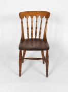 GEORGE PEDDLE "Hobart Pattern" rare Tasmanian chair finely crafted in huon pine, blackwood and myrtle with jawbone supports, circa 1890, 83cm high - 4
