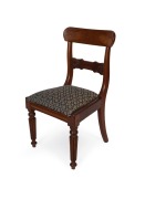 An early Tasmanian Colonial spade back dining chair with reeded legs and anthemion decoration in the manner of THOMAS HOPE, circa 1840