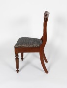 An early Tasmanian Colonial spade back dining chair with reeded legs and anthemion decoration in the manner of THOMAS HOPE, circa 1840 - 2