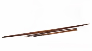 Tribal arrows and bows, Papua New Guinea origin, (9 items).