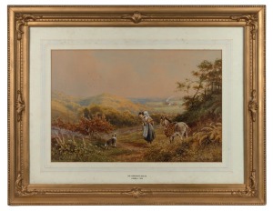 A.D. BELL, The Yorkshire Wolds, watercolour, signed and dated lower left "A.D. Bell 1912", 28 x 43cm, 51 x 66cm overall