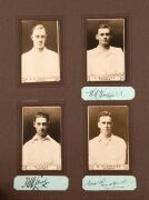 WILLS' 1926 Cricketers Real Photo Series, almost complete set [60/63] missing only #17 Willis, #33 Townsend and #34 Williams. The majority of cards are accompanied by neat pen signatures (43) and several are also signed on the cards (5). A remarkable asse - 8
