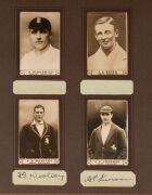 WILLS' 1926 Cricketers Real Photo Series, almost complete set [60/63] missing only #17 Willis, #33 Townsend and #34 Williams. The majority of cards are accompanied by neat pen signatures (43) and several are also signed on the cards (5). A remarkable asse - 14