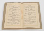 RICHMOND: "Richmond Football Club, Souvenir of the Tasmanian Trip, August 10 to 23, 1927" booklet in superb condition. - 3