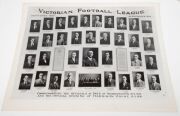The VICTORIAN LEAGUE TEAM to the AUSTRALIAN CARNIVAL, MELBOURNE July 1958: Large format original photograph (37 x 50cm), with Jack Clarke, Allen Aylett, Bob Davis, Ted Whitten, Bob Skilton, John Schultz and Norm Smith (the coach) amongst the other player - 4