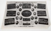 The VICTORIAN LEAGUE TEAM to the AUSTRALIAN CARNIVAL, MELBOURNE July 1958: Large format original photograph (37 x 50cm), with Jack Clarke, Allen Aylett, Bob Davis, Ted Whitten, Bob Skilton, John Schultz and Norm Smith (the coach) amongst the other player - 8