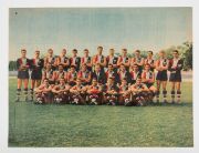 1961 Woman's Day magazine, full page colour "League Team Photos", part set of 8 comprising of Carlton, Essendon, Fitzroy, Footscray, Geelong, Hawthorn, Melbourne, and St. Kilda. - 6