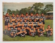 1961 Woman's Day magazine, full page colour "League Team Photos", part set of 8 comprising of Carlton, Essendon, Fitzroy, Footscray, Geelong, Hawthorn, Melbourne, and St. Kilda. - 8