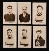 1923 J.J. Schuh "Portraits of our Leading Footballers", a duplicated range between #1 and #80; mainly fine. (70+). - 3