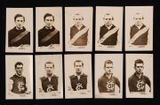 1923 J.J. Schuh "Portraits of our Leading Footballers", a duplicated range between #1 and #80; mainly fine. (70+). - 6